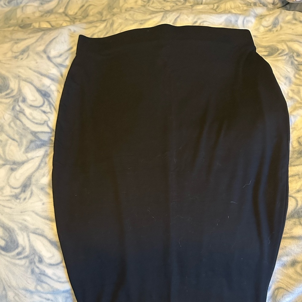 Bar III Classic Black Pencil Skirt